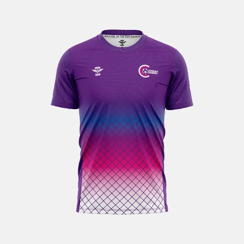 Football Jersey with Team Number-Carolina Cosmic FC Purple Jersey