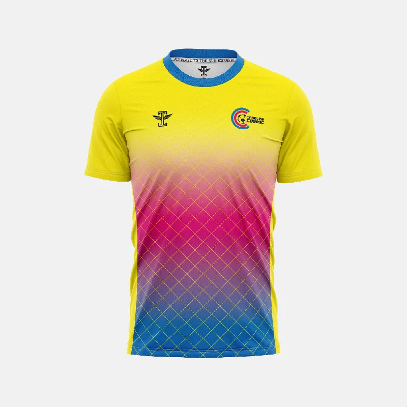 Best Football Jersey-Carolina Cosmic FC Yellow Jersey