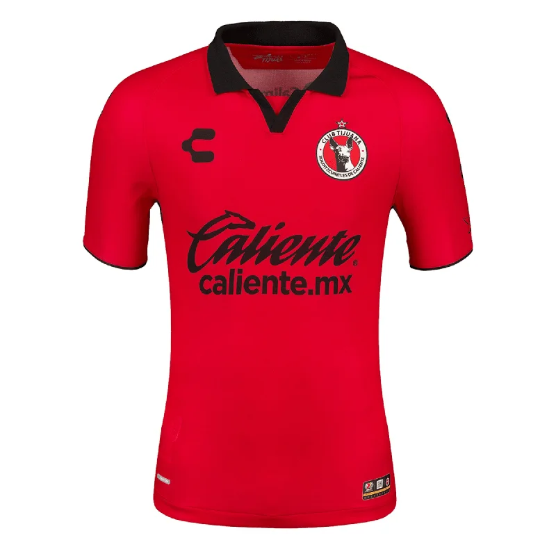 Personalized Football Jersey-Charly Men's Xolos De Tijuana 2023/24 Authentic Home Jersey Red/Black