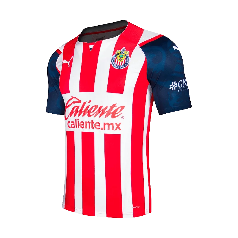 Football Jersey for Winter Games-Chivas 21/22 Authentic Home Jersey