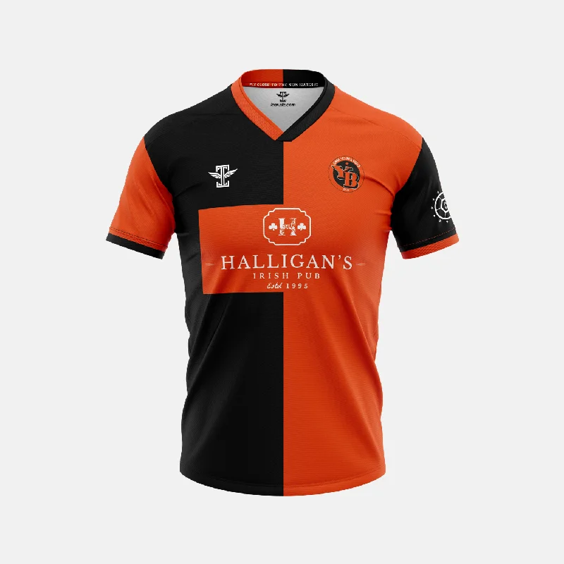 Football Jersey for Away Games-DMA Young Boys Orange Jersey