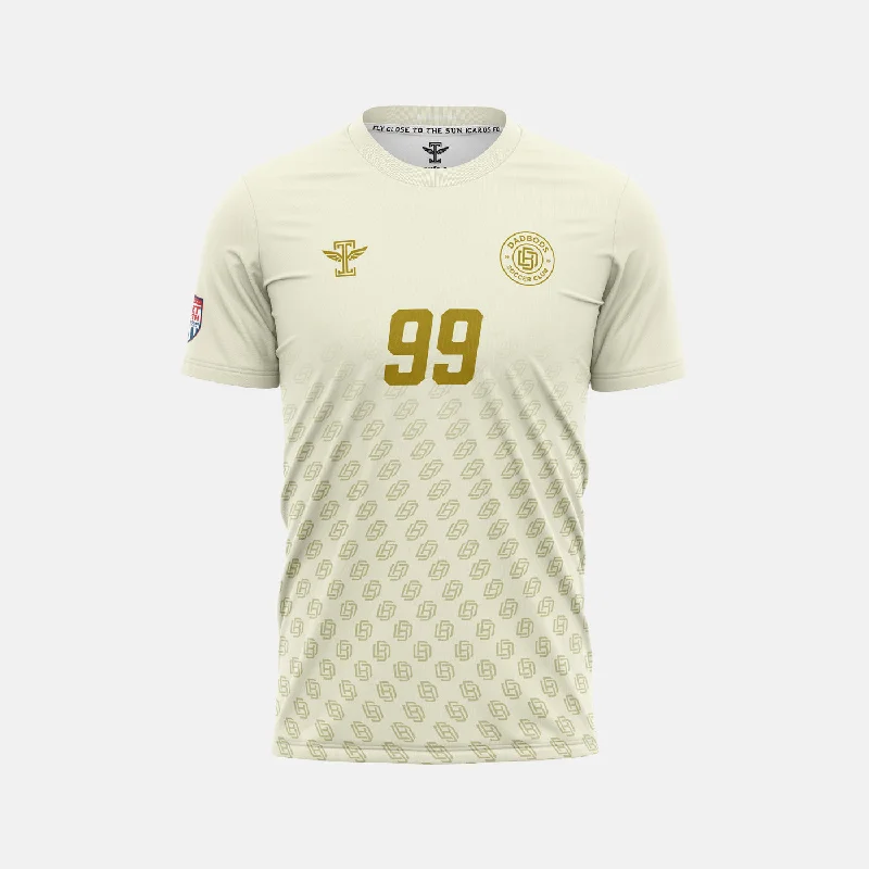 Football Jersey for Amateur League-Dadbods SC Cream Jersey