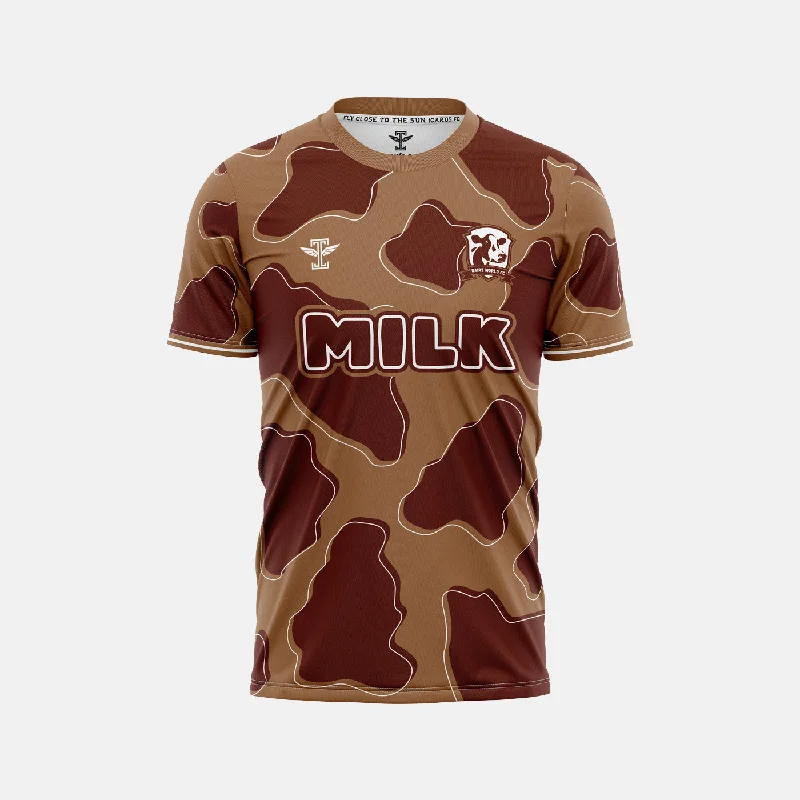 Football Jersey for Young Fans-Dairy World FC Brown Jersey