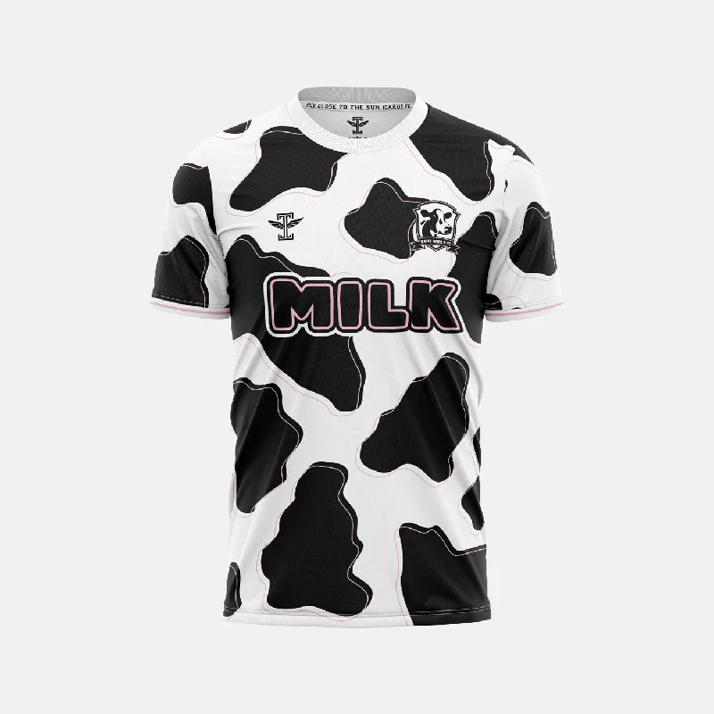 Football Jersey for Sports Fanatics-Dairy World FC White Jersey