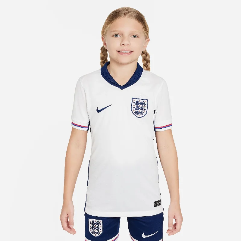 Football Jersey for College Teams-Youth England 2024/25 Home Stadium Replica Jersey