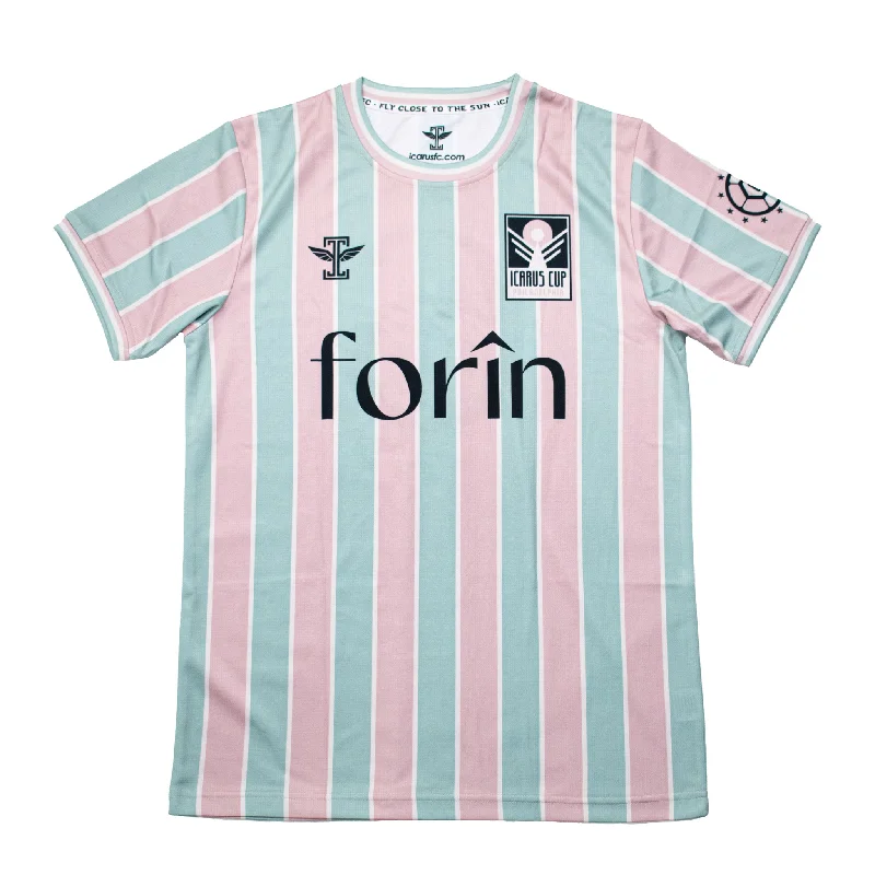 Football Jersey with Bold Stripes-Forin