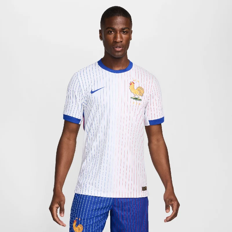 Football Jersey with Color Block-France 2024/25 Away Authentic Match Jersey