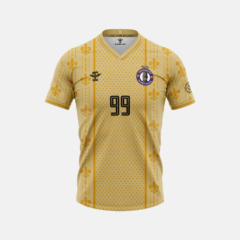 Football Jersey with Bold Patterns-Gonzalez Super Kings Goalkeeper Jersey