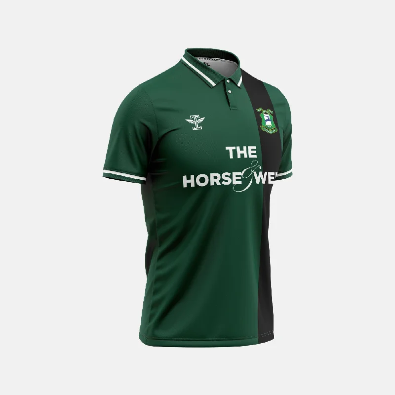 Football Jersey with Sporty Look-Hale End Athletic Green Jersey