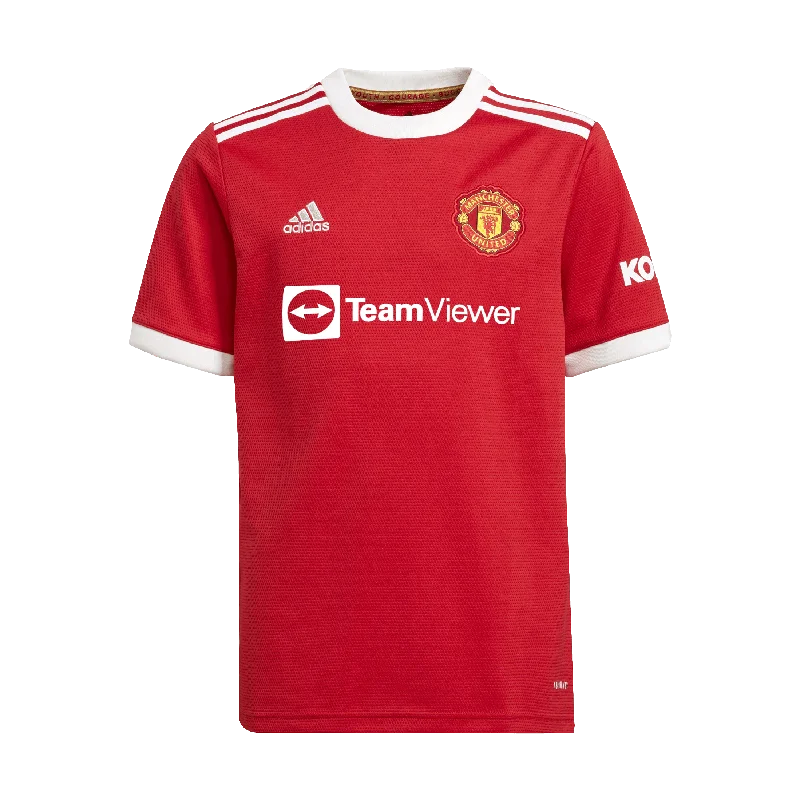 Custom Football Jersey with Player Details-Manchester United 21/22 Youth Home Jersey