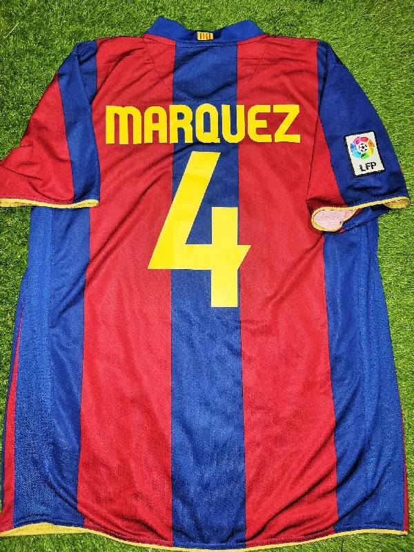 Football Jersey for Club Events-Marquez Barcelona Anniversary Home 2007 2008 Jersey Shirt Camiseta XL SKU# 237741-655