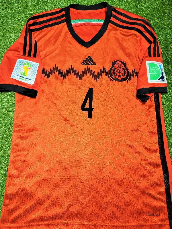 Football Jersey with Soft Touch Fabric-Marquez Mexico 2014 WORLD CUP Away Soccer Jersey L SKU# G74508