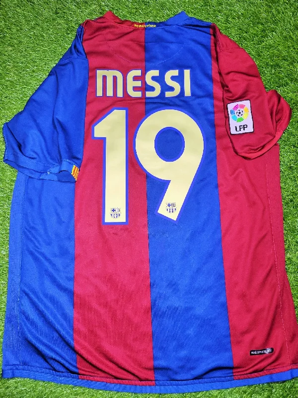 Wholesale Football Jersey-Messi Barcelona 2006 2007 Home Soccer Jersey Shirt L SKU# F6AOM 146980