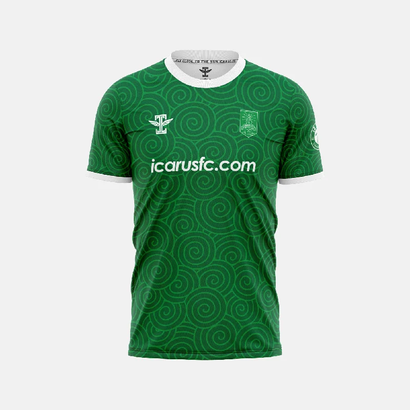 Football Jersey with Custom Emblems-Monmouth Light FC Green Goalkeeper Jersey