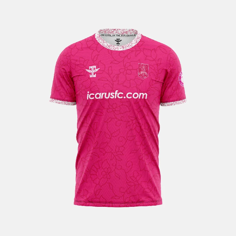 Football Jersey for Gym Teams-Monmouth Light FC Pink Goalkeeper Jersey