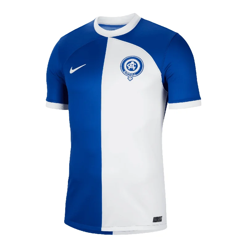 Football Jersey with Player Name-Nike Men's Atletico Madrid 2023/24 Away Jersey Royal/White