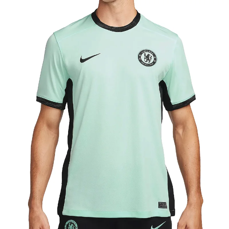 Comfortable Football Jersey-Nike Men's Chelsea 2023/24 Third Jersey Mint Foam/Black