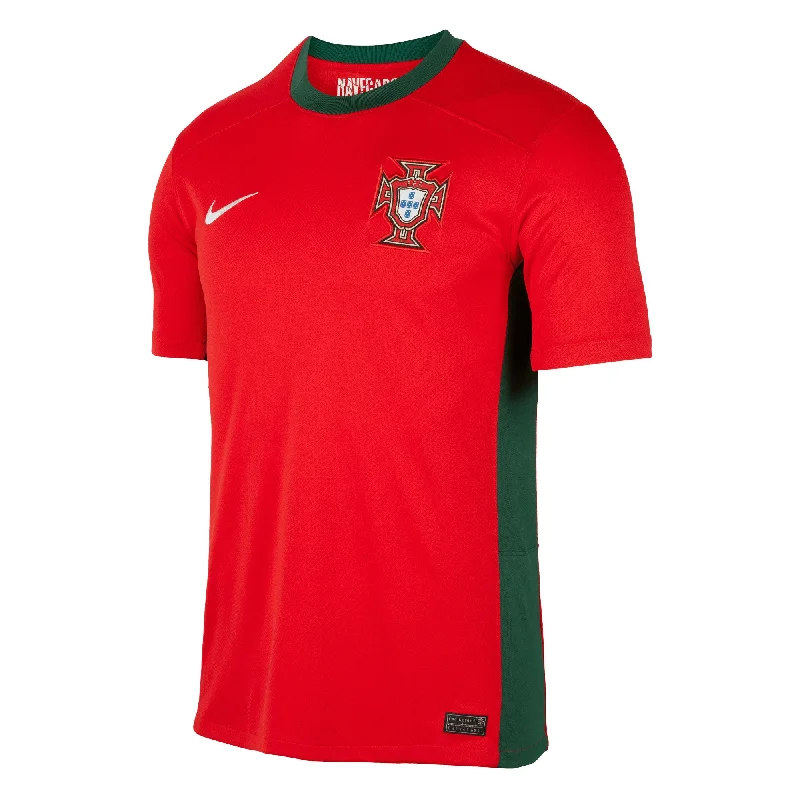 Football Jersey for College Football-Nike Men's Portugal 2023/24 Home Jersey Red/Green