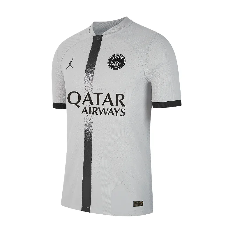 Football Jersey for Practice-Nike Men's PSG 2022/23 Dri-FIT ADV Away Jersey Grey/Black