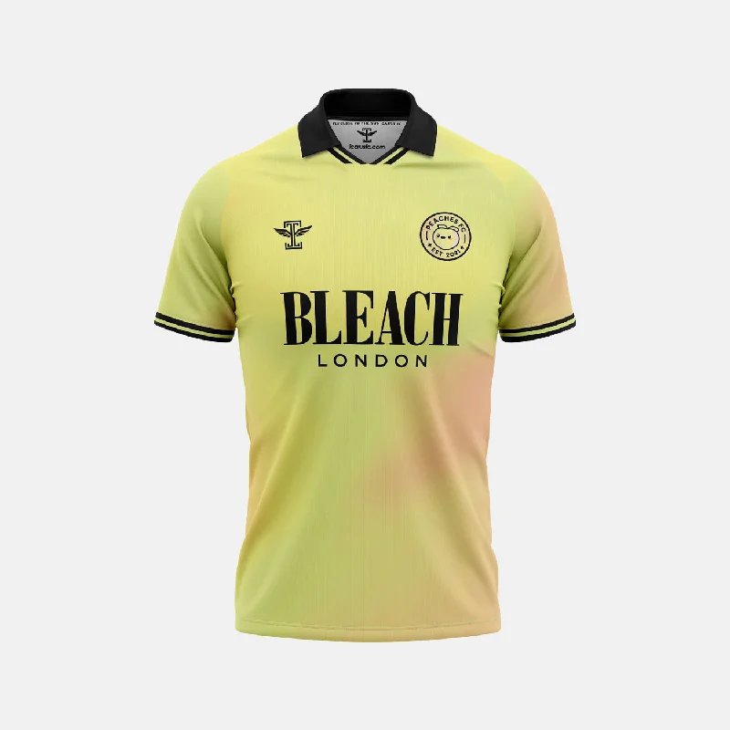 Football Jersey with Special Patches-Peaches FC Home Jersey