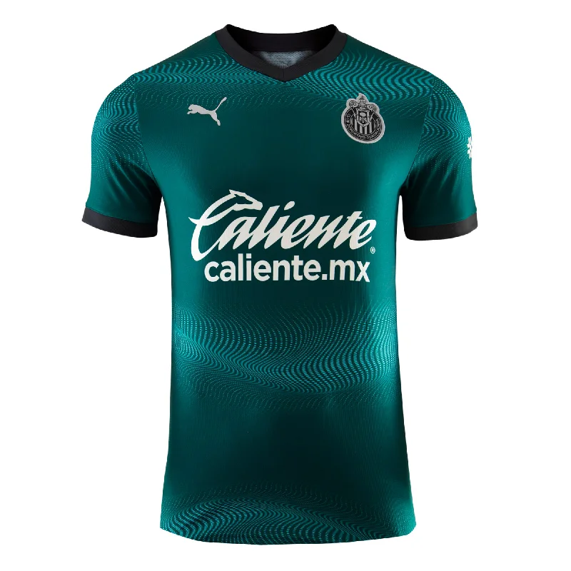 Football Jersey for Sports Fanatics-PUMA Kids Chivas De Guadalajara 2024/25 Third Jersey Malachite