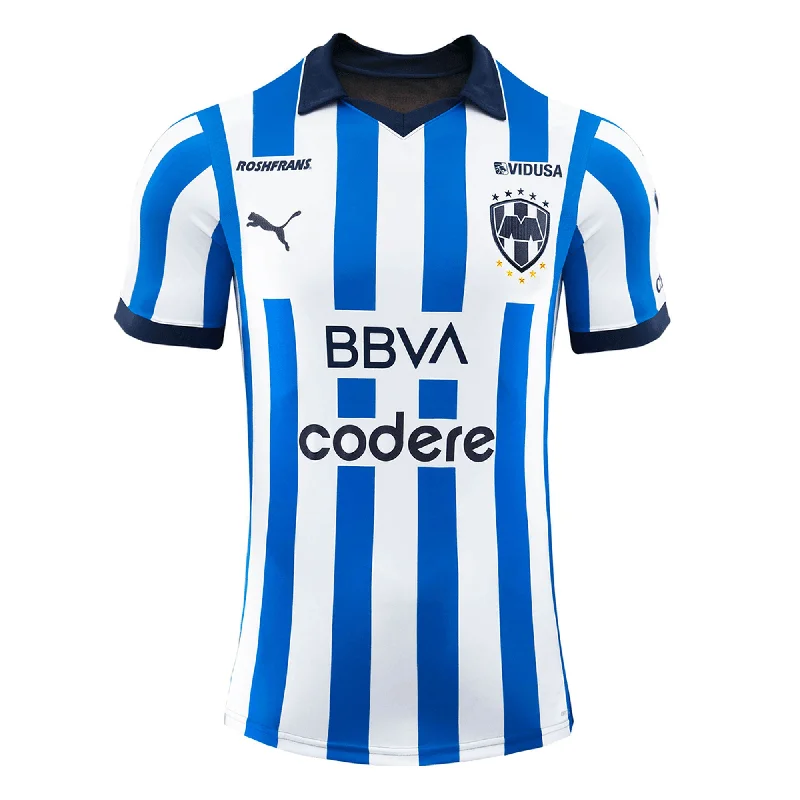 Football Jersey with Eye-catching Design-PUMA Men's Monterrey 2023/24 Home Jersey Blue/White