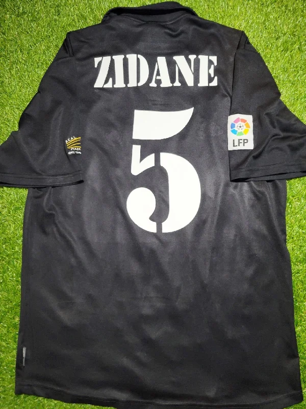 Football Jersey for Adult-Zidane Real Madrid DEBUT CENTENARY SEASON 2001 2002 Away Soccer Jersey Shirt M SKU# 156651 ASR001