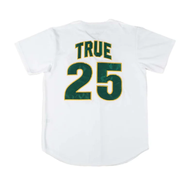 Baseball Jersey with Player Customization-Men's Kuya 25 Baseball Jersey White