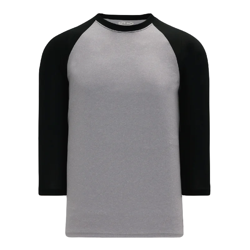 Volleyball Jersey for Fall Games-Athletic Knit (AK) V1846A-920 Adult Heather Grey/Black Volleyball Jersey