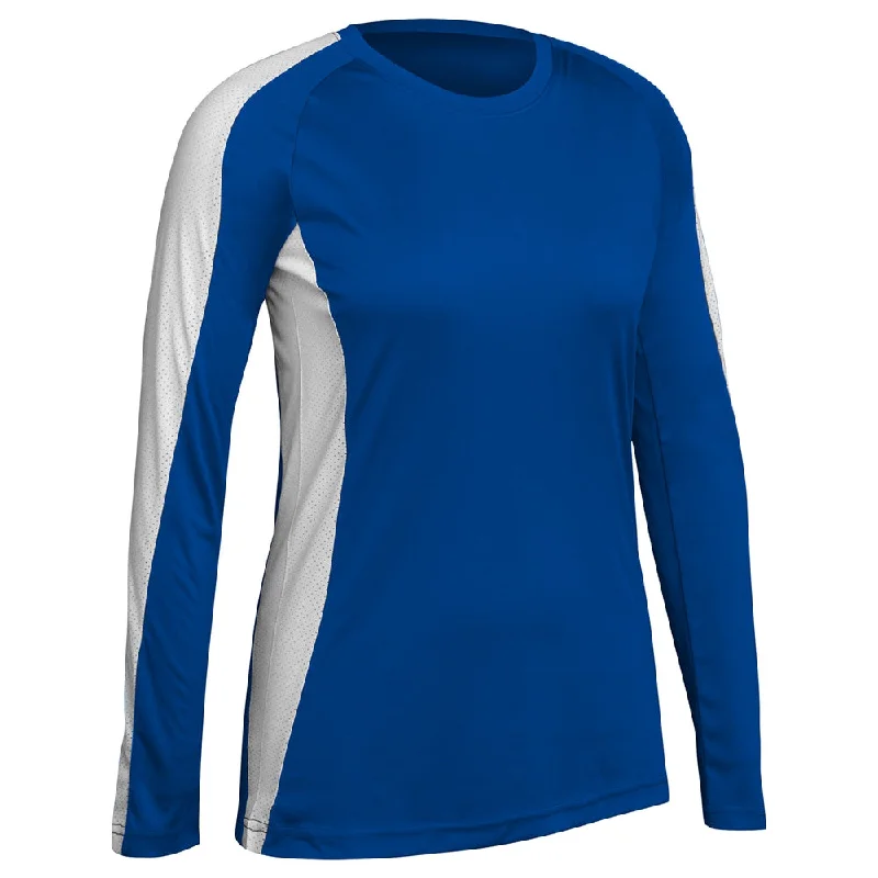 Volleyball Jersey with Contrast Sleeves-Champro Woman's Triumphant Volleyball Jersey