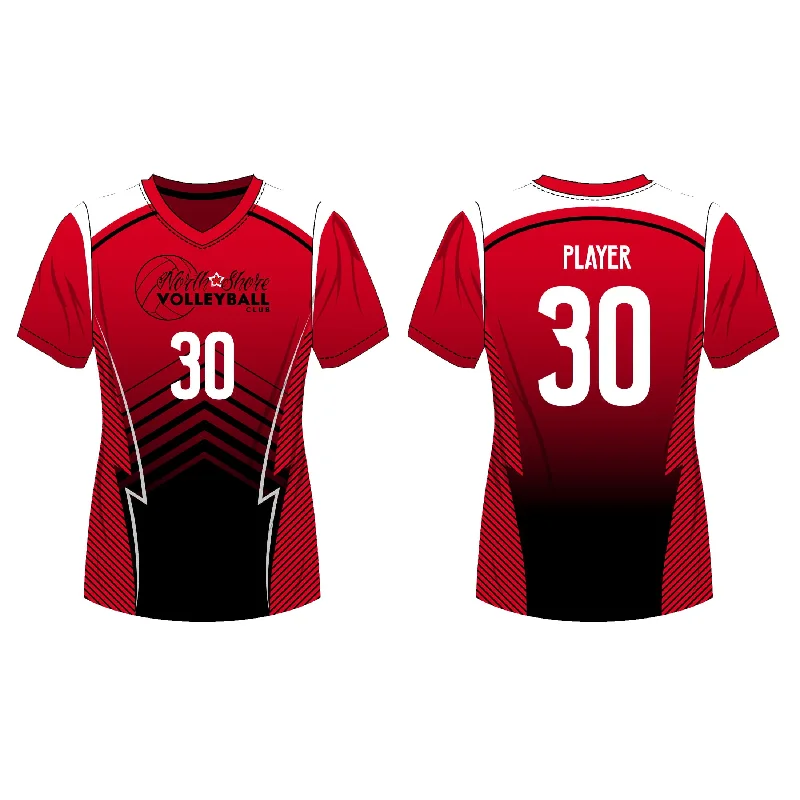 Custom Volleyball Jersey with Player Details-Custom Elite Sublimated Volleyball Jerseys