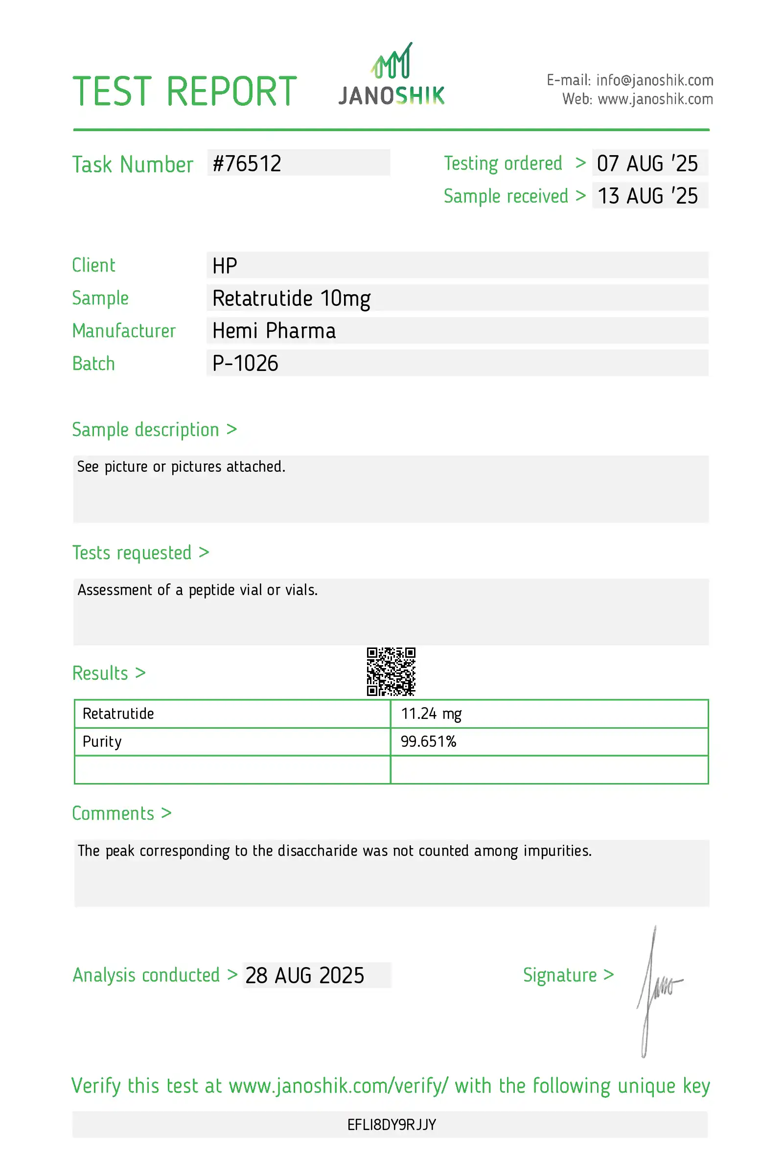 Hemi Pharma Retatrutide 10mg - Image 2
